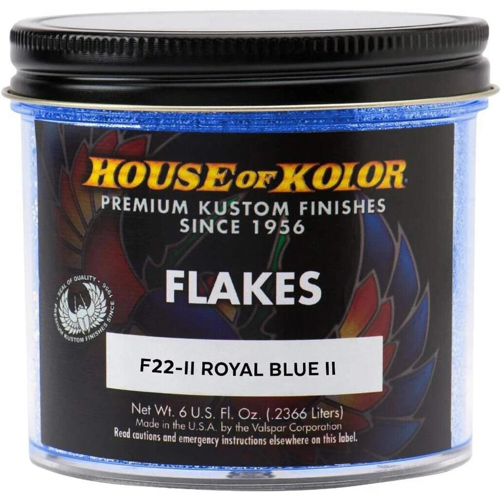 House of Kolor Metal Flake F22 Royal Blue II Flake 6 oz